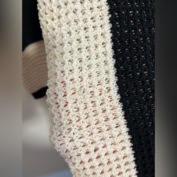 4SI3NNA Long-Sleeve Striped Sweater Mini Dress - Picture 8 of 8